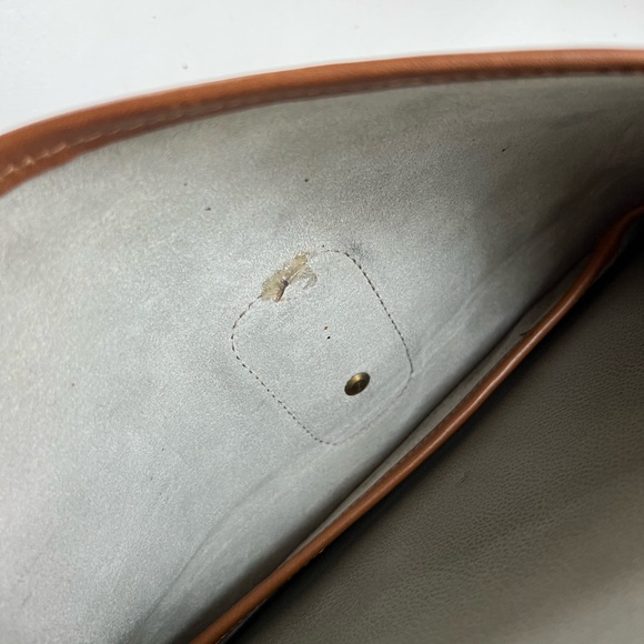 ICONIC Vintage Ghurka Original No 37 The Spectator Bag - grey and brown leather - Picture 8 of 16